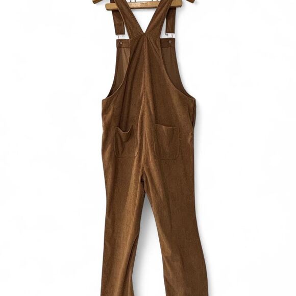 Source Unknown Pants - Unbranded Women's Brown and Orange Dungarees-overalls